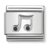 Nomination Composable Classic Link 330311/08 Music Note with Enamel in 925 Silver